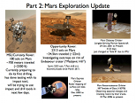 Part 2: Mars Exploration Update